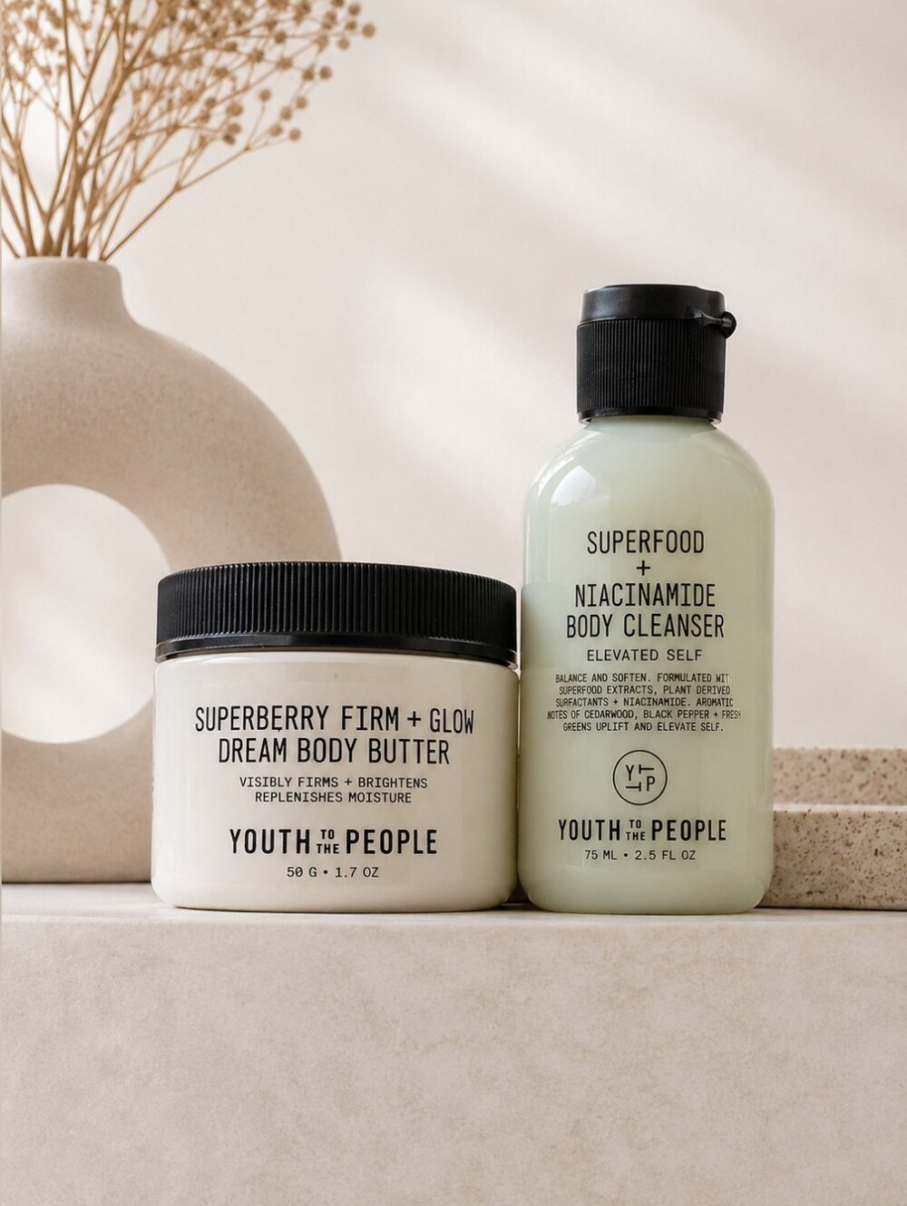 🆕️Youth To The People | Superfood Body Cleanser & Superberry Firm Body Butter